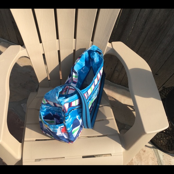 Canvas beach summer bag - Picture 7 of 8